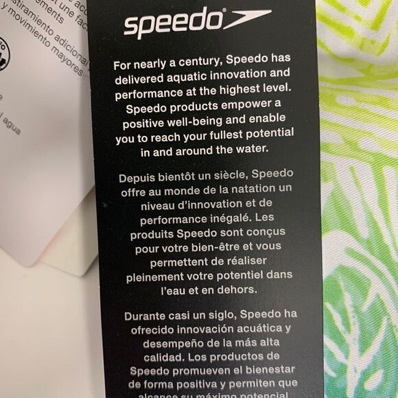 Speedo Swim Small Blue Green Comfort Stretch Water Repellent Mens Swim Trunks - Picture 5 of 10